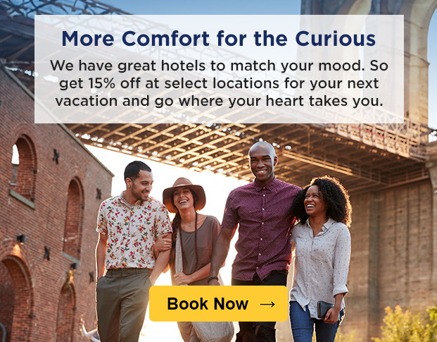 Save 15% or more when you book direct at bestwestern.com