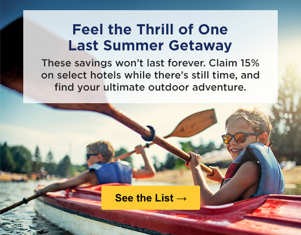 Save 15% or more when you book direct at bestwestern.com