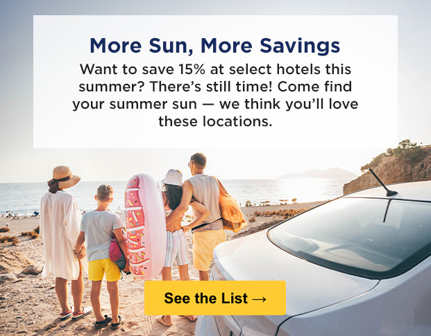 Save 15% or more when you book direct at bestwestern.com